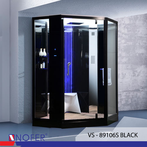 Phòng xông hơi VS-89106S White/Black