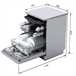 Máy rửa bát Malloca WQP12-J7309K