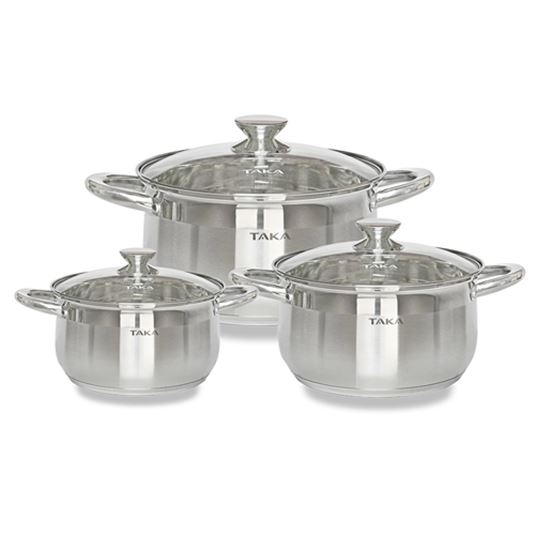 Bộ nồi inox Taka NI03K