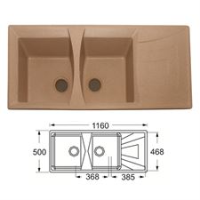 Chậu rửa Topy 1160-HQ