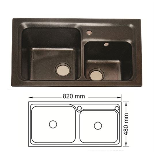 Chậu rửa Topy HP8248Đ
