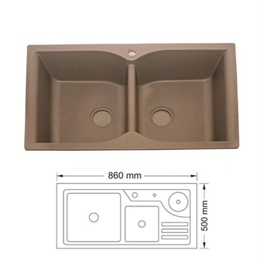 Chậu rửa Topy HP8650Đ