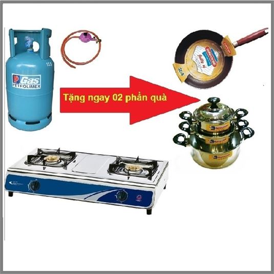 Khuyến mại bộ bếp gas đôi Khuyến mại bộ bếp gas đôi