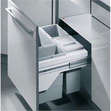 Thùng rác ba ngăn Hafele Hailo Cargo Basic 3609