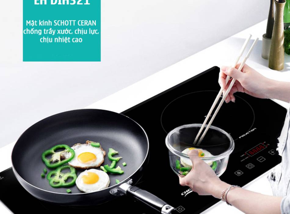 Bếp từ đôi Chefs EH-DIH321 Bếp từ đôi Chefs EH-DIH321
