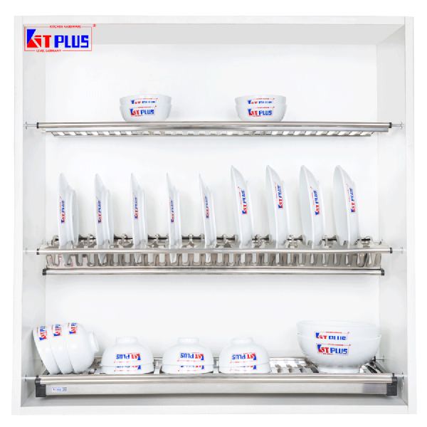 Giá bát cố định 3 tầng chữ V Kit Plus DK12A.85