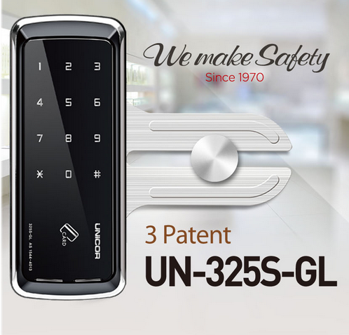 Khóa cửa kính Unicor UN 325S-GL