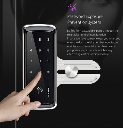 Khóa cửa kính Unicor UN 325S-GL