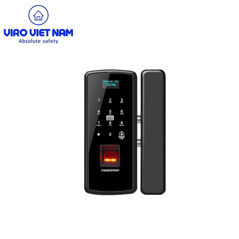 Khóa cửa kính Viro VR-E10 Khóa cửa kính Viro VR-E10