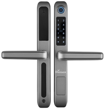 Khóa cửa vân tay - App Wifi cửa nhôm Demax SL101 SV (chống nước) - Của Đức