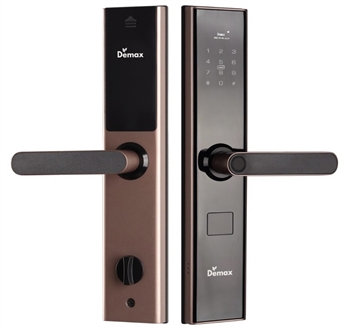 Khóa cửa vân tay - App Wifi Demax SL638 RM (Mocha đỏ) - Của Đức