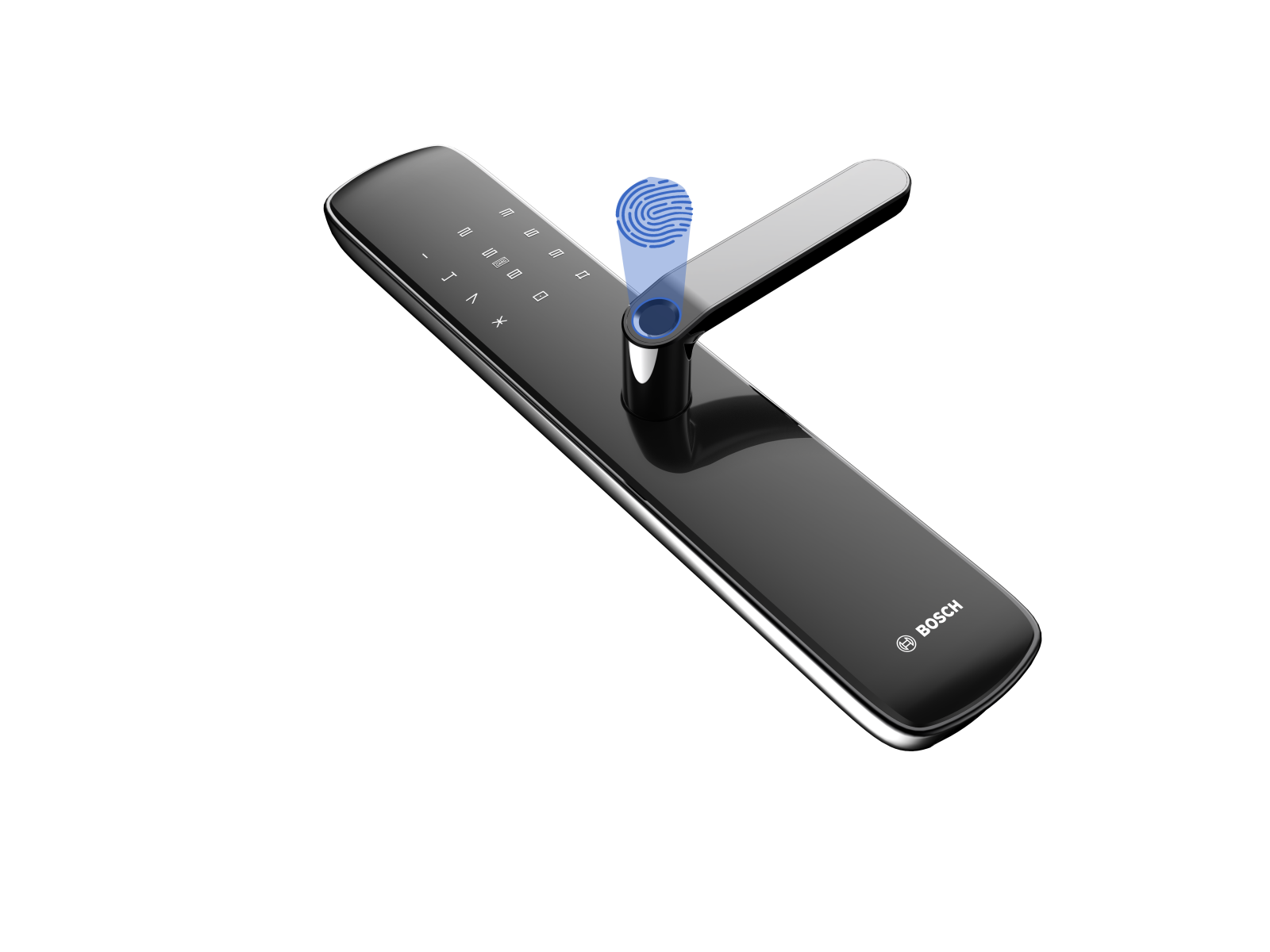 khóa vân tay Bosch ID60 BK màu xám