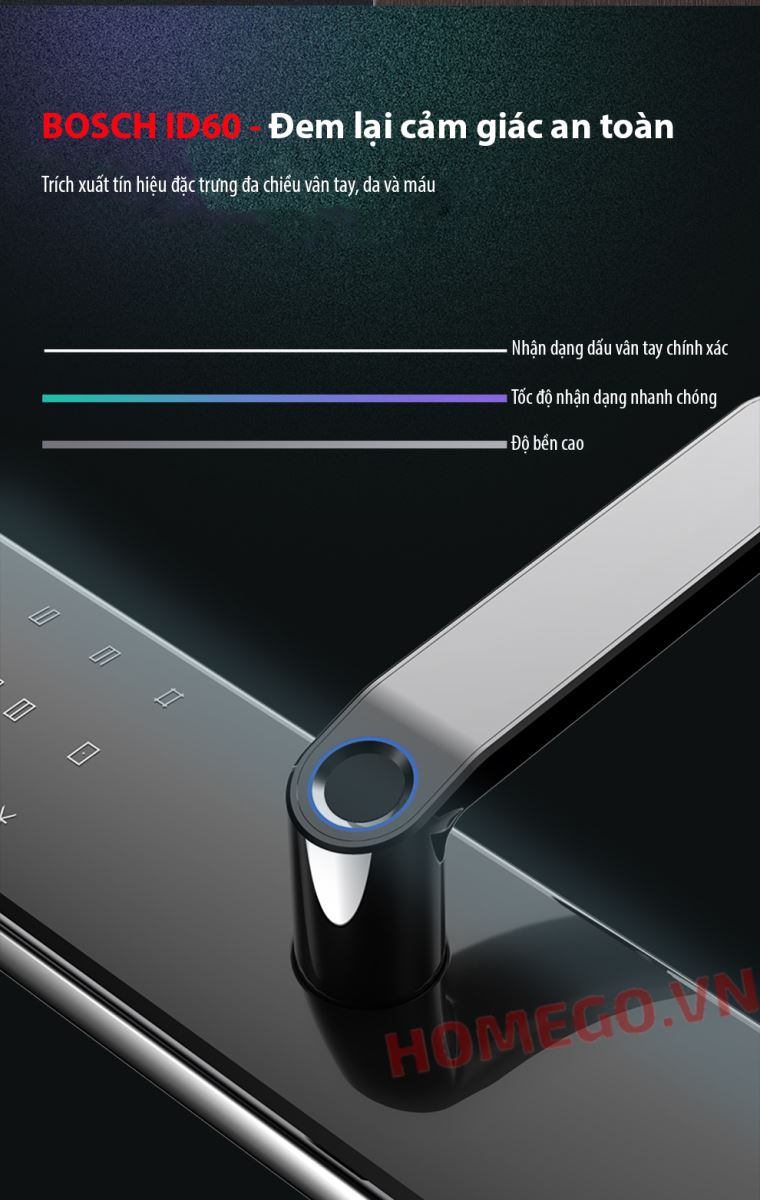 khóa vân tay Bosch ID60 -2