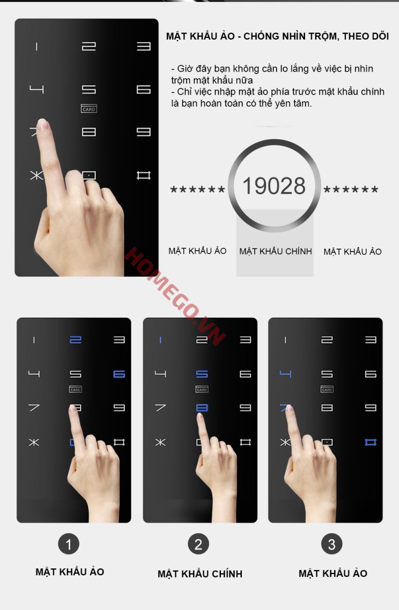 tính năng an toàn của khóa vân tay Bosch ID60