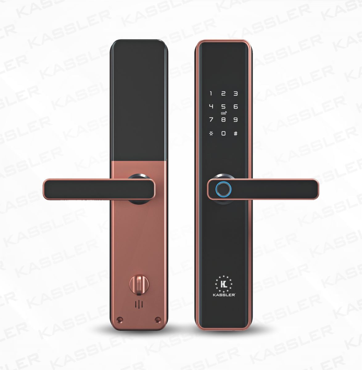 Khóa cửa Wifi Kassler kl-669 Copper -1 Khóa cửa Wifi Kassler kl-669 Copper -1