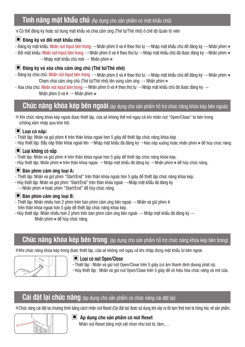 Hướng dẫn sử dụng khóa điện tử Hafele ER7700-TC-8