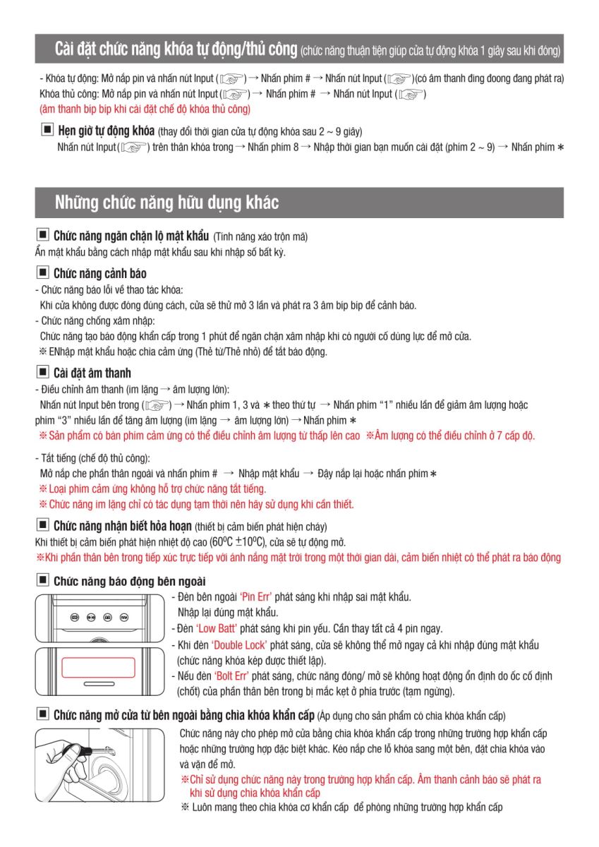 Hướng dẫn sử dụng khóa điện tử Hafele ER7700-TC-9