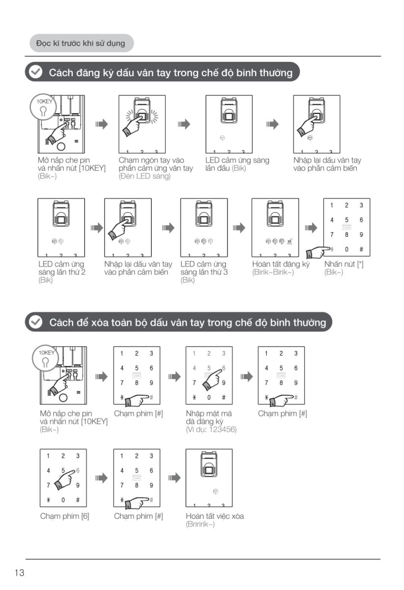 Khóa điện tử Hafele EL9000 - TCS-14 Khóa điện tử Hafele EL9000 - TCS-14