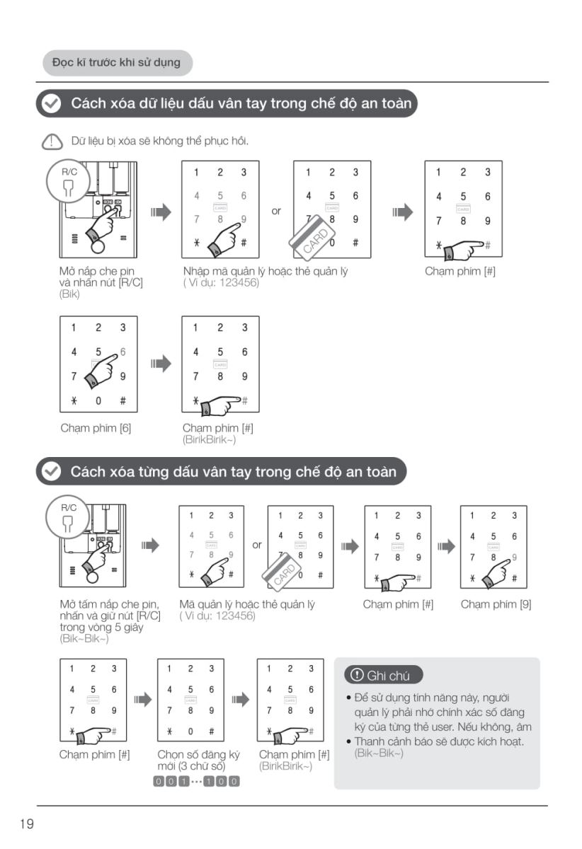 Khóa điện tử Hafele EL9000 - TCS-20 Khóa điện tử Hafele EL9000 - TCS-20