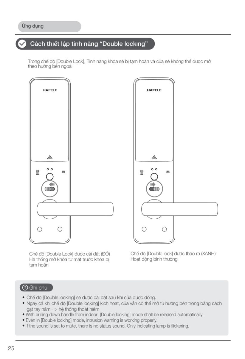 Khóa điện tử Hafele EL9000 - TCS-26 Khóa điện tử Hafele EL9000 - TCS-26