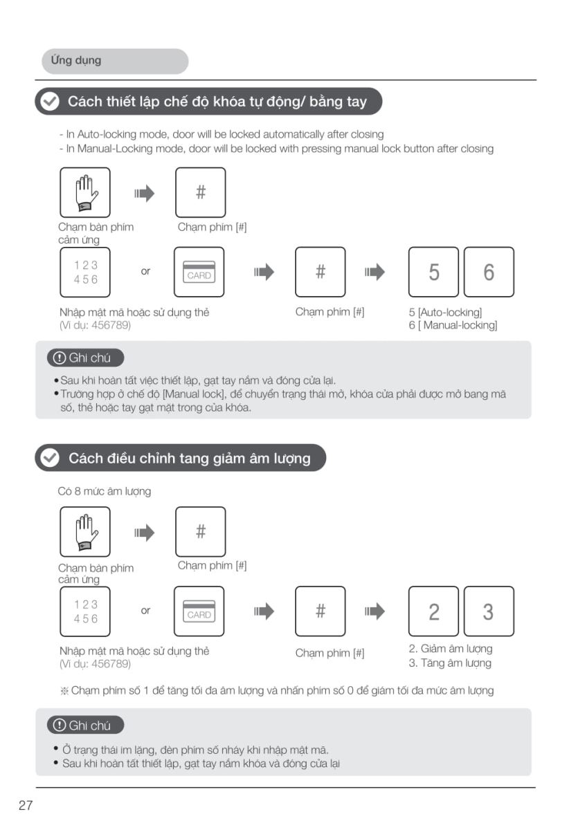 Khóa điện tử Hafele EL9000 - TCS-28 Khóa điện tử Hafele EL9000 - TCS-28