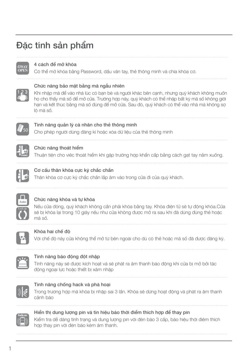 Khóa điện tử Hafele EL9000 - TCS-17 Khóa điện tử Hafele EL9000 - TCS-17