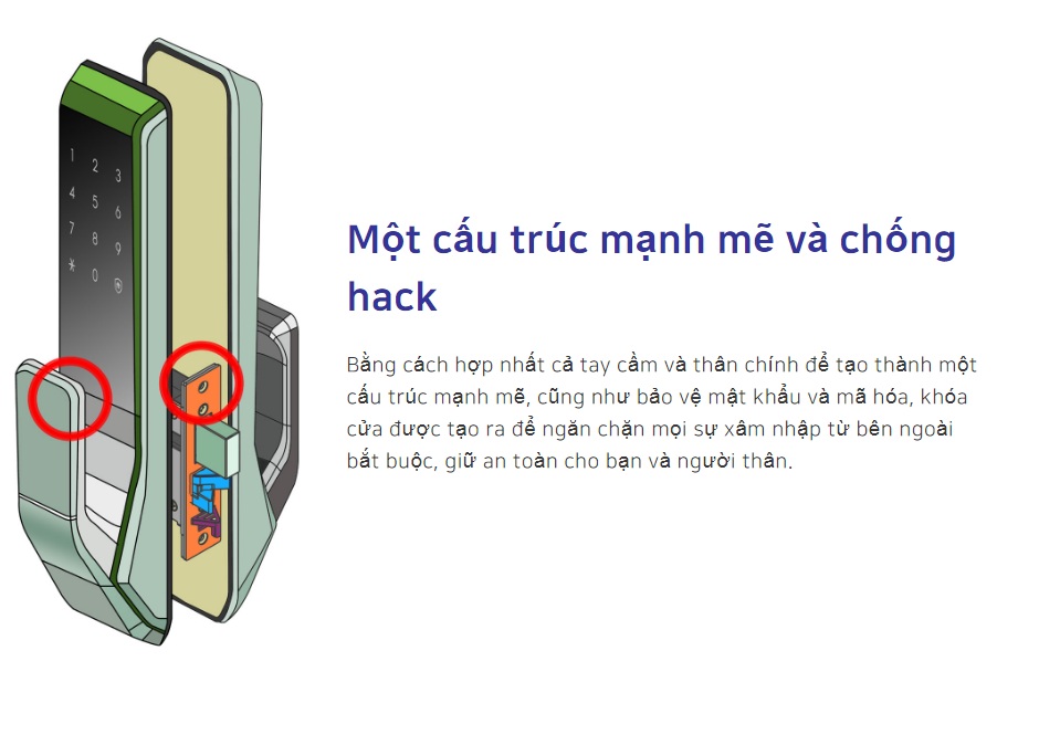 Tính năng khóa điện tử SamSung SHS P717 - 4