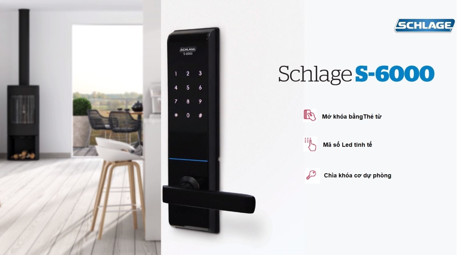 Khóa điện tử Schlage S6000