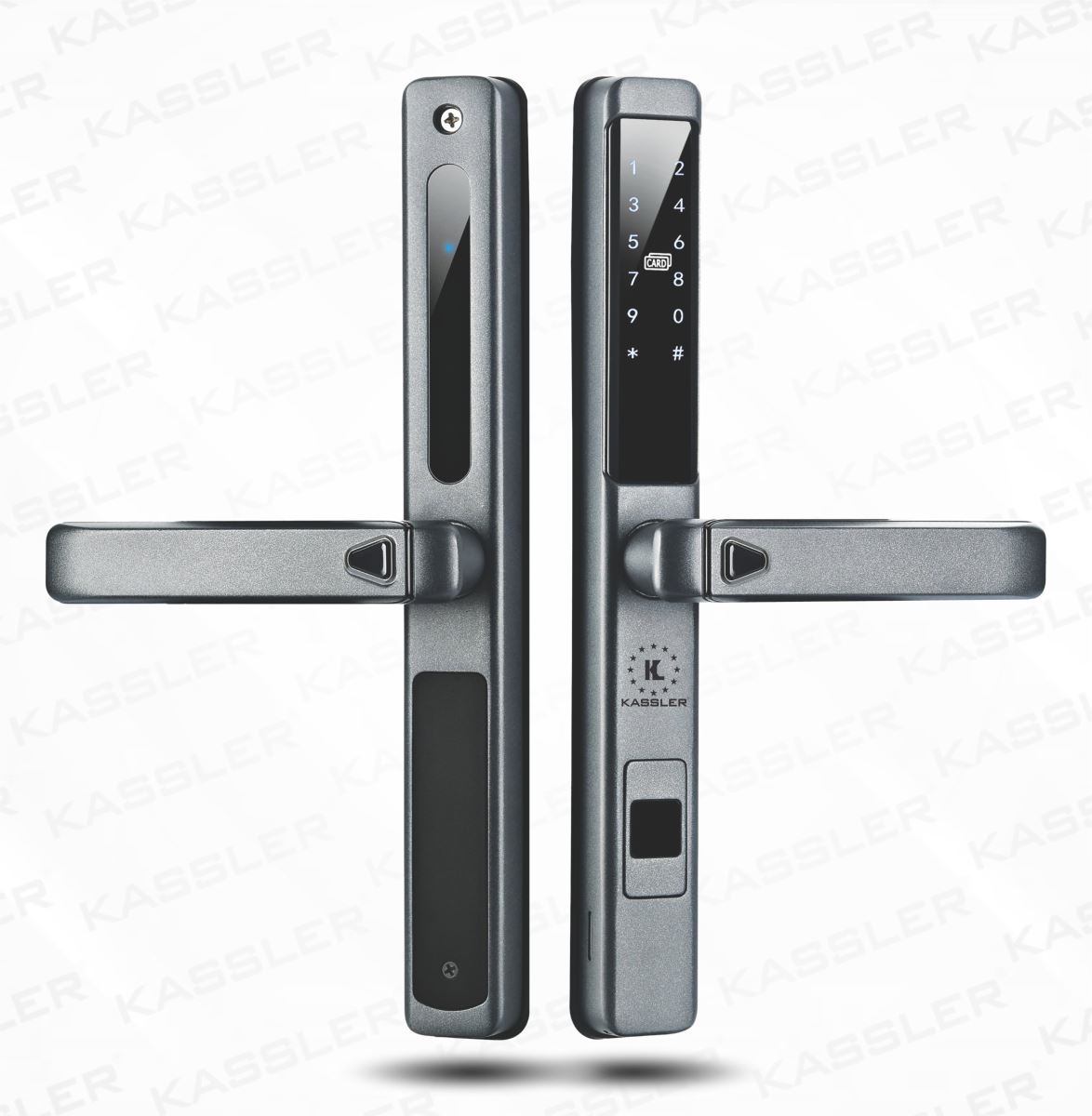 Khóa APP WIFI Kassler KL-599LX Drak Grey ( màu xám bạc) -1 Khóa APP WIFI Kassler KL-599LX Drak Grey ( màu xám bạc)-1