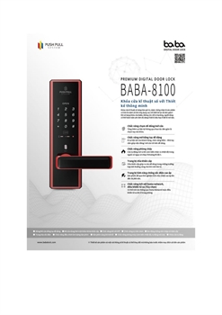 Khóa vân tay BABA 8100