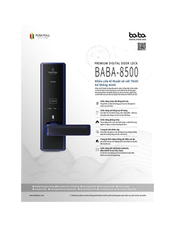 Khóa vân tay BABA 8500