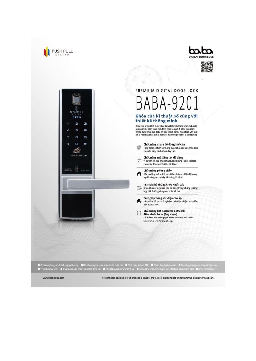 Khóa vân tây 9201 -1