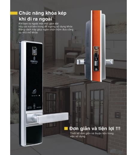 Khóa vân tay BABA 9300 -4