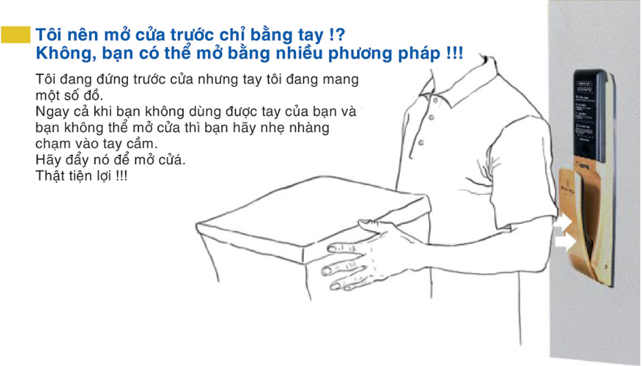 Khóa vân tay BABA 9700 - 4