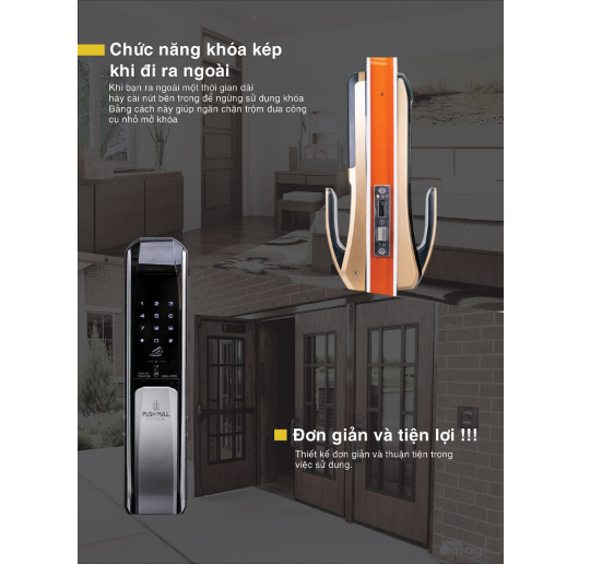 Khóa vân tay BABA 9700 - 5