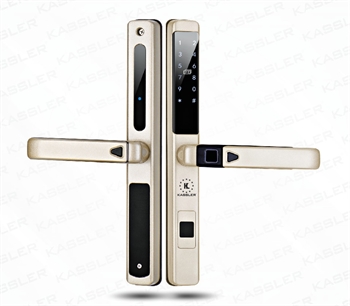 Khóa vân tay cửa nhôm Kassler KL-599LX Champage Gold