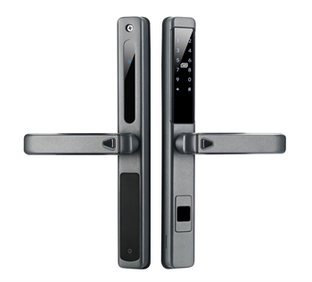 Khóa vân tay cửa nhôm Kassler KL-599LX Dark Grey Chống mưa