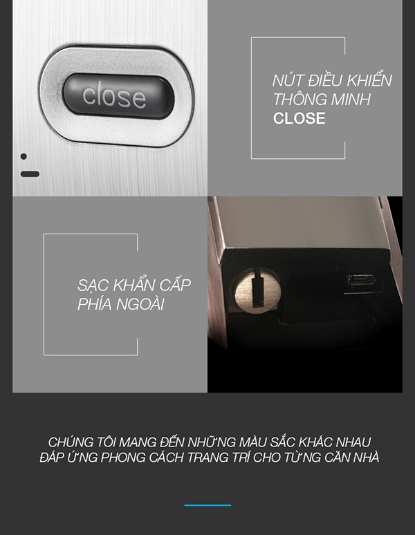 Khóa điện tử Kaadas K8 - 12