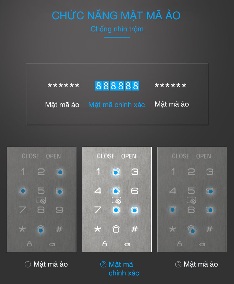 Khóa điện tử Kaadas K8 - 4 Khóa điện tử Kaadas K8 - 4