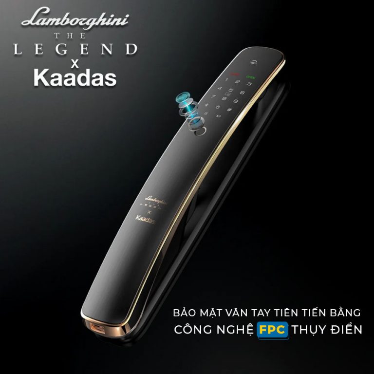 Khóa vân tay Kaadas Lamborghini Face 3D-1 Khóa vân tay Kaadas Lamborghini Face 3D-1