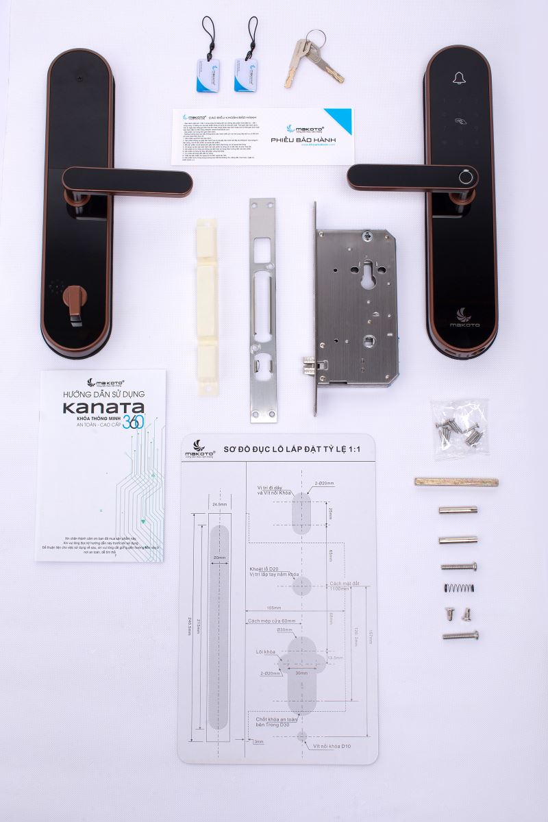 Khóa vân tay Kanata 360- tiêu chuẩn iso 9001-5 Khóa vân tay Kanata 360- tiêu chuẩn iso 9001-5