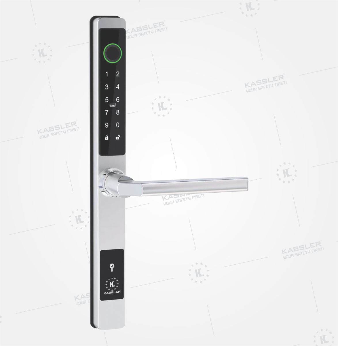 Khóa vân tay cửa nhôm Kassler KL-599CW  