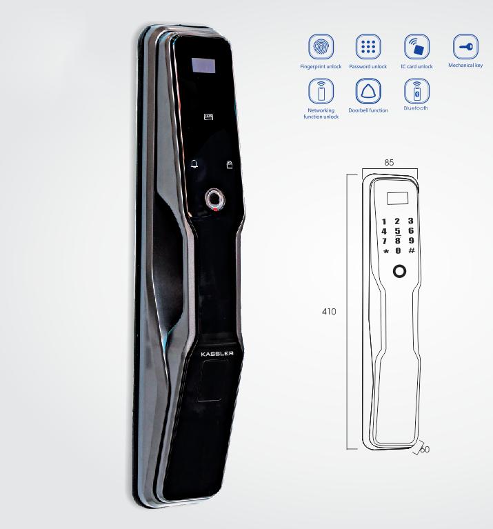 Khóa vân tay Kassler KL-868 APP - Mở khóa bằng app điện thoại