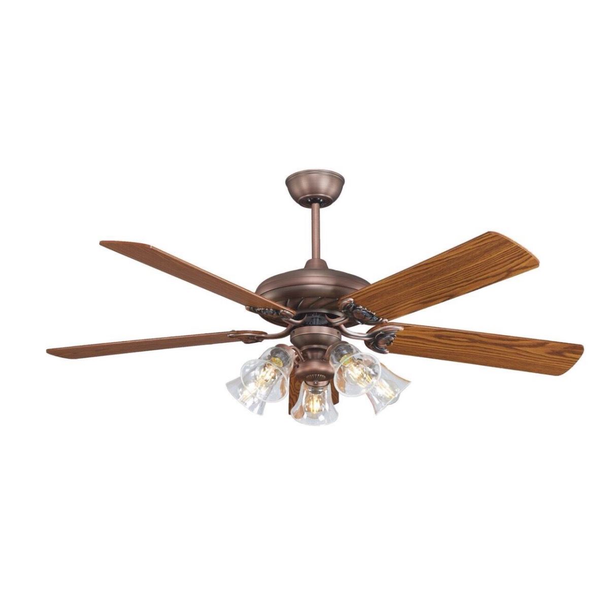 Quạt trần Lotus có chao đèn-1 Quạt trần Lotus có chao đèn-1