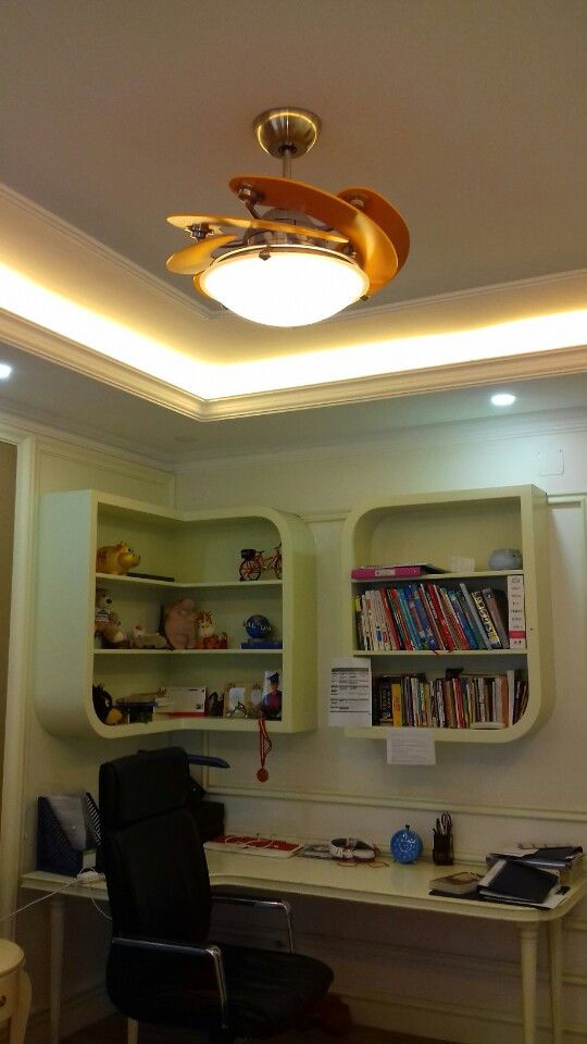 Quạt trần Sole Yellow-3