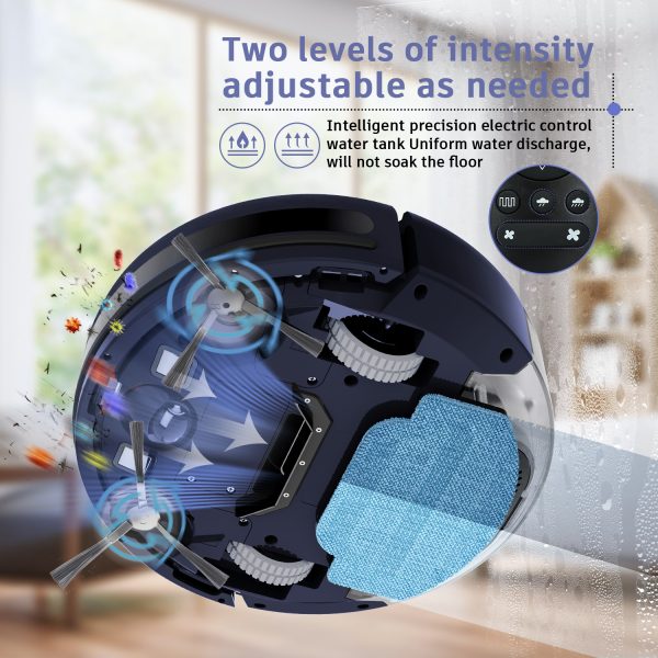Robot hút bụi lau nhà Hubert HB-d68-B Robot hút bụi lau nhà Hubert HB-d68-B