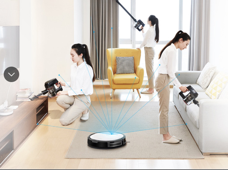 Robot hút bụi lau nhà Ecovacs Deebot DJ35 - 3D-3