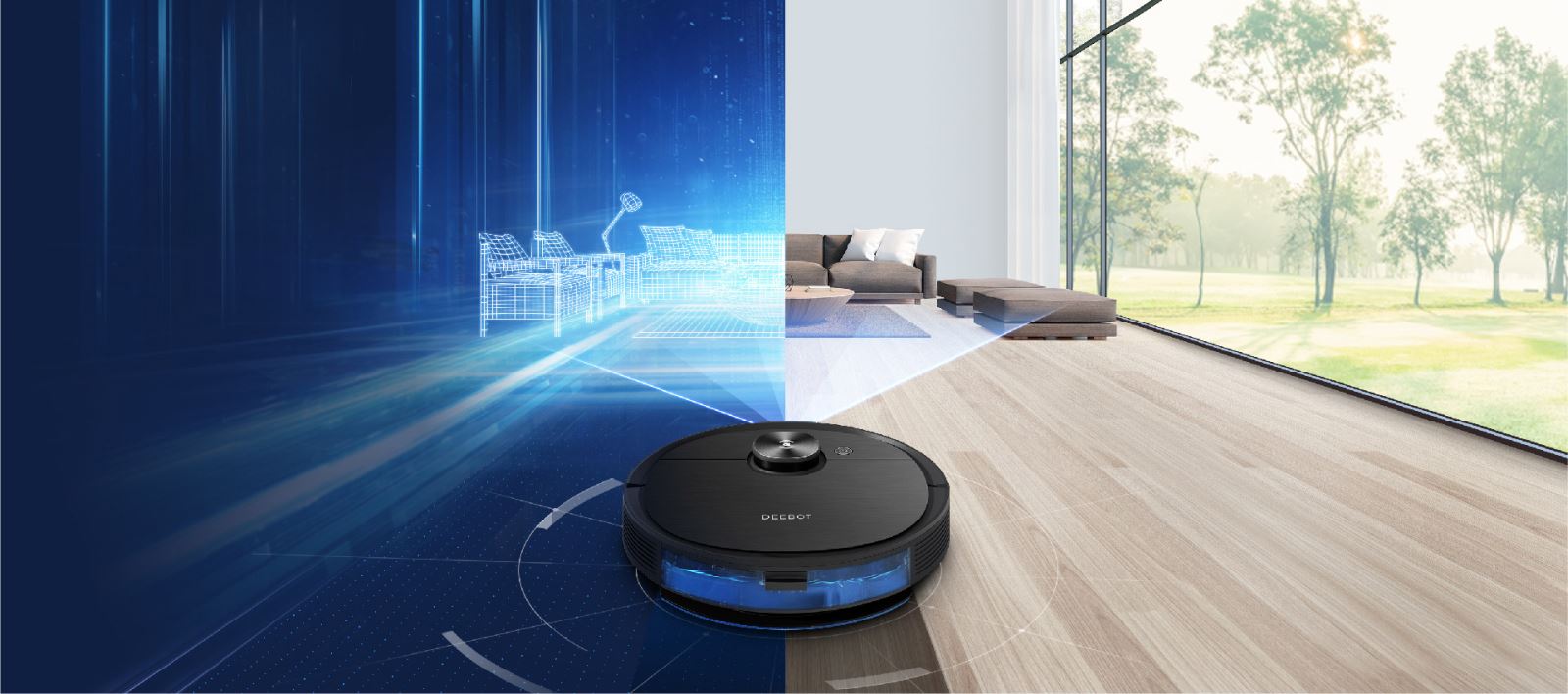 Robot hút bụi lau nhà Ecovacs Deebot T8 Aivi Pro-3 Robot hút bụi lau nhà Ecovacs Deebot T8 Aivi Pro-3