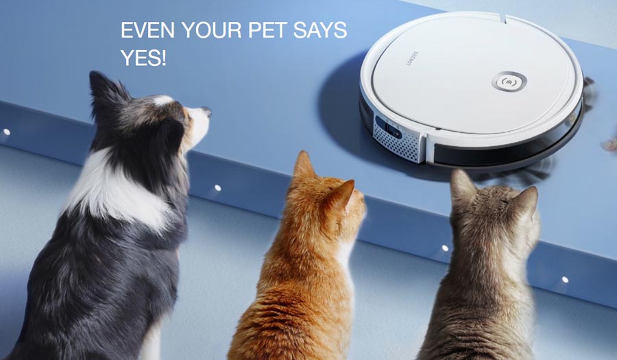 Robot hút bụi lau nhà Ecovacs Deebot U2-3