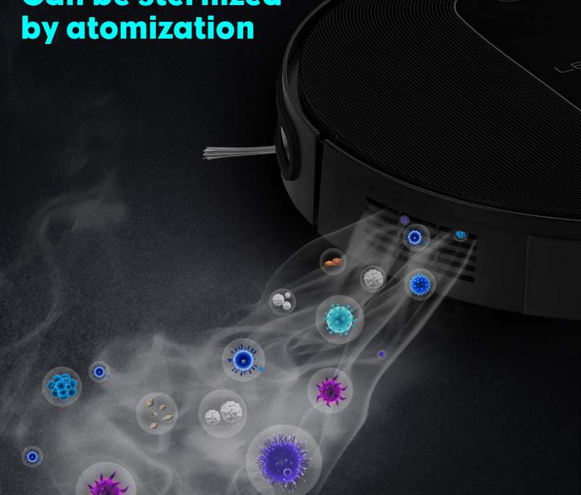 Robot hút bụi lau nhà Hubert HB-B79 B Robot hút bụi lau nhà Hubert HB-B79 B